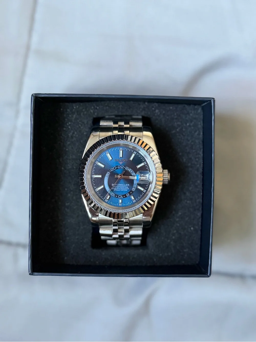 Seiko Mod: Blue Sky-Dweller